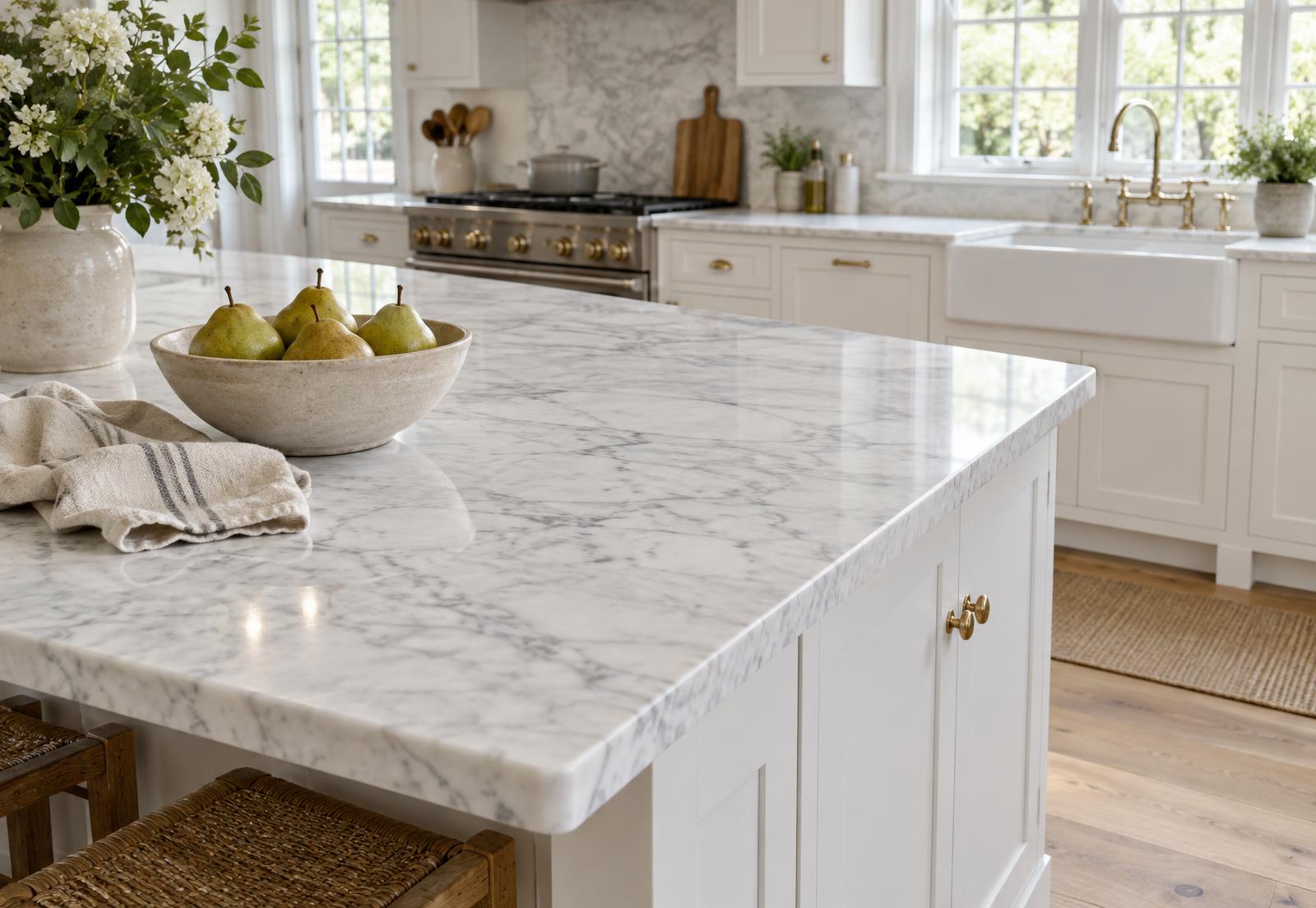 Marble surface (illustrative)